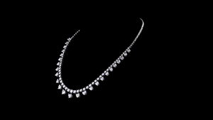 Collier tennis en diamant de laboratoire taille cœur, argent sterling 925, certifié IGI, bijou de luxe pour mariée, fiançailles, mariage, cadeau - Product Image 3