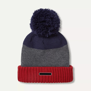 Hot Selling Top Factory Wear 100% Cotton Polyester Knitted Men Beanie <b>Cap</b> OEM Custom Waterproof <b>Winter</b> Beanie <b>Cap</b> for Men - Product Image 5
