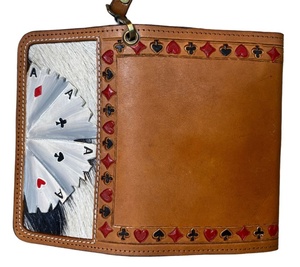 New Designer Fur Leather Tooled Bag At Wholesale Price Premium Quality Western Hand Crafted Leather Bag - Product Image 4