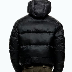Veste matelassée pour homme, style tendance, manches longues, tissu léger, confortable, design décontracté. - Product Image 2