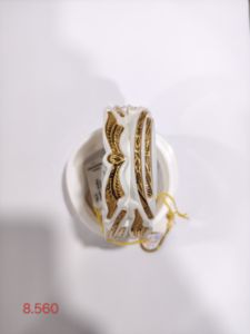 Bracelet en or massif 22 carats tendance en forme de coquille de conque blanche, bijoux de mariage traditionnels pour femmes, certifié BIS, ensemble Shakha de 9 grammes - Product Image 4