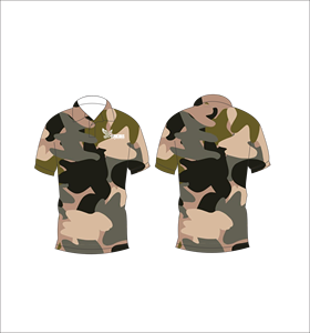 Camiseta Deportiva de Camuflaje Desértico, Manga Corta, Ropa Deportiva para Actividades al Aire Libre - Product Image 4