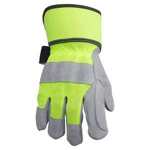 ถุงมือช่างริกเกอร์แบบหนาพิเศษ สำหรับงานหนัก ใช้ในงานก่อสร้างสนามน้ำมันและงานริกกิ้ง ถุงมือช่างริกเกอร์หนังสำหรับงานอุตสาหกรรม - Product Image 4