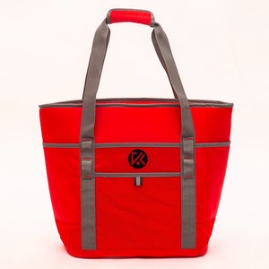 Sac isotherme rouge simple, sac fourre-tout réfrigéré, sac de pique-nique grande capacité - Product Image 6