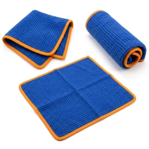 Serviettes de voiture personnalisées, très absorbantes, avec logo et taille brodés sur mesure, douces pour le nettoyage de la voiture, avec expédition et livraison. - Product Image 3