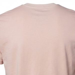 T-shirt à manches courtes pour homme en coton doux, rose clair, col rond, basique, léger, respirant, pour tous les jours, été - Product Image 3