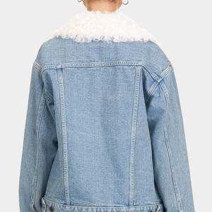 Vestes en jean de haute qualité, déchirées et usées, à manches longues, respirantes, couleur unie, fabrication OEM ODM - Product Image 2