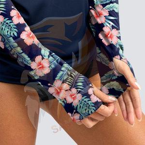 High Quality Training Wear Slim Fit <b>Women's</b> Rash Guard <b>Top</b> Selling Product <b>Women</b> Full Sleeve <b>Compression</b> Shirt Rash Guard - Product Image 3