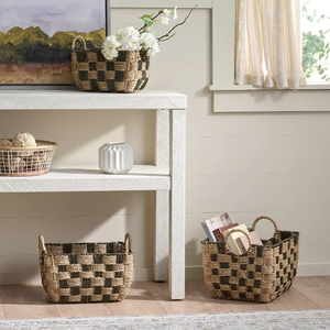 Handwoven <b>Seagrass</b> Nesting <b>Storage</b> <b>Basket</b> with Handles <b>Storage</b> <b>Baskets</b> for Organizing from Vietnam B2B Supplier - Product Image 6