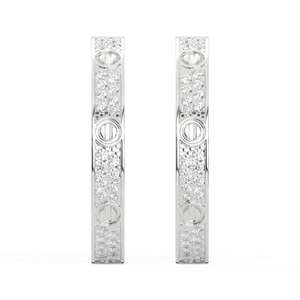 Boucles d'oreilles en diamant naturel de haute qualité en or 18 carats, bijoux fins pour mariée, fournisseur en gros disponible au meilleur prix du marché - Product Image 1