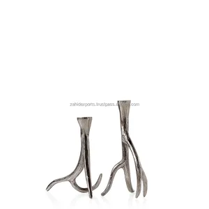 Portavelas antiguo con farol colgante cuadrado tallado indio tradicional para candelabro de centro de mesa de Navidad - Product Image 1