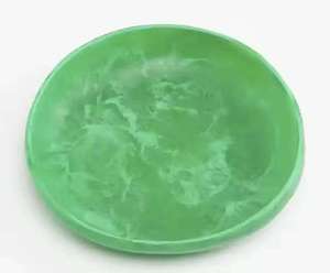 Bol en résine coloré artisanal indien – Bol de service non toxique de qualité alimentaire pour la cuisine, les collations et la présentation de fruits, couleurs personnalisées - Product Image 2
