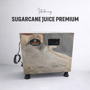 High Output Sugarcane Juicer Stainless Steel Mirror Finish Solid Roller Natural <b>Juice</b> Extraction Commercial Beverage Equipment - Product Image 2