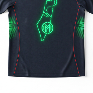 เสื้อฟุตบอลปาเลสไตน์แบบสั้น ระบายอากาศได้ดี แห้งเร็ว ขายส่ง รับทำโลโก้ เสื้อฟุตบอลแบบซับลิเมชั่น ลายธงชาติปาเลสไตน์ - Product Image 4