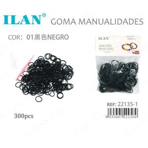 Gomma per Artigianato Nera 300pz Ref22135-1 - Product Image 3