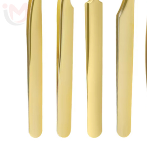 Juego de Pinzas de Acero Inoxidable de Alta Precisión para Pestañas Postizas, Pinzas Especiales para Injerto de Pestañas para Principiantes y Maquilladores Profesionales - Product Image 4