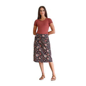 Falda midi estampada para mujer con estampado moderno y a la moda - Product Image 4