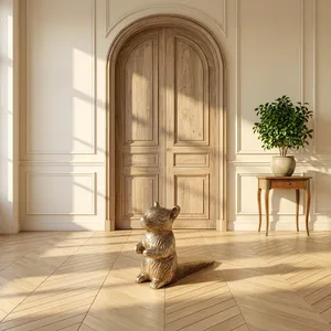 Brass Beaver <b>Door</b> <b>Stop</b> Rustic Outdoor Decorative Animal Shape Tabletop Home Entryway Accent - Product Image 3