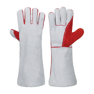Professional Wholesale Leather Welding <b>Gloves</b> With Good Price / High Quality Breathable Welding <b>Gloves</b> For Unisex - Product Image 1