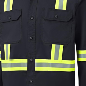 Vêtements de travail réfléchissants de haute qualité pour la sécurité industrielle, hauts à haute visibilité, avec faible MOQ et prix abordable - Product Image 6