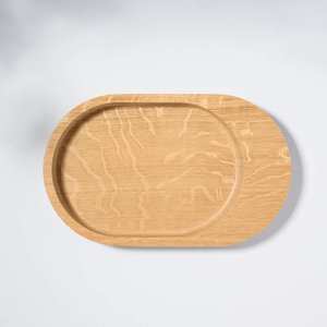 ถาดเสิร์ฟไม้โอ๊คทรงสี่เหลี่ยมมุมโค้งมน รุ่น ALTAMASH CRAFT A/C 703 ผลิตด้วยมือ ปลอดสารพิษ |   การออกแบบที่ประณีต - Product Image 1
