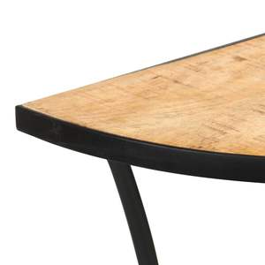 Solid Mango Wood <b>Side</b> Table 43.3\"x15.7\"x30.3\" Home Furniture - Product Image 6