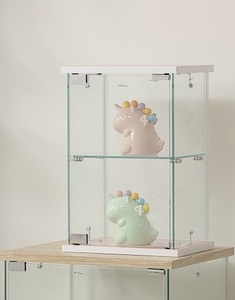 Vitrine Moderne TMG-G384 en Verre Trempé Blanc, Meuble de Salon pour Bars Domestiques, Hôtels, Villas, Entrées d'Appartements - Product Image 5