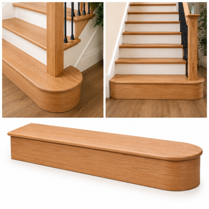 Marches d'escalier antidérapantes en chêne rouge massif EFS Modèle 8310, 48 pouces, pour intérieur/extérieur, design traditionnel, pour écoles - Product Image 1