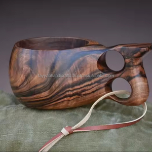 แก้วเบียร์ทำมือจากไม้โอ๊ค ดีไซน์สวยงาม เป็นมิตรกับสิ่งแวดล้อม - Product Image 1