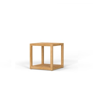 Mesa de Comedor Cuadrada de Madera, Diseño Moderno Minimalista, Mueble para el Hogar Estable, Estructura de Madera Sólida con Estante Inferior - Product Image 2