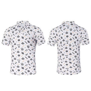 Camiseta Polo Personalizada de Alta Calidad para Hombre, Diseño por Sublimación, OEM al por Mayor, Camisetas Polo Elásticas y Transpirables para Hombre - Product Image 1