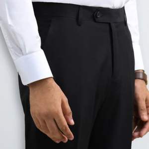 กางเกงวอร์มผ้าคอตตอนสำหรับผู้ชายแบบลำลองมีกระเป๋ากางเกงแบบตรงมี - Product Image 4