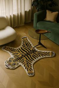 Hand Tufted Wool cheetah Design Persian Style Rug Animal Motif <b>Carpet</b> Elegant Rug Sets - Product Image 4