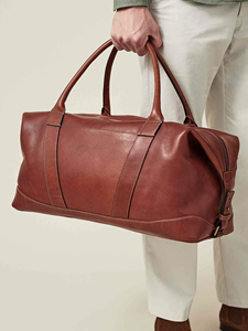 Bolsa de Viaje de Cuero Premium Personalizada para Hombre, Bolsa de Fin de Semana, Bolsa de Mano de Lujo de Gran Capacidad - Product Image 2