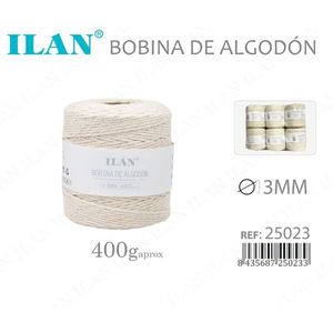 Bobina di Cordoncino in Cotone Ilan 3 mm Circa 400 g - Product Image 3