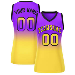 Conjunto de Camiseta de Baloncesto Personalizada, Bordada, 100% Poliéster, Transpirable, Sin Mangas, Cuello en V, Unisex, para Adultos, para Todas las Temporadas - Product Image 5
