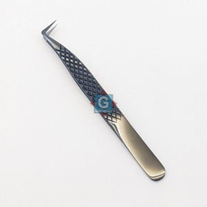 Volume Eyelash Tweezers Stainless Steel Anti-slip Handle Anti-Static Customizable Logo & Packaging - Product Image 1