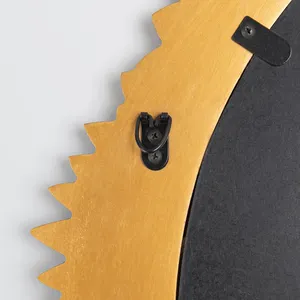 Miroir mural rond décoratif de luxe, fait main, avec cadre en métal, pour la maison moderne, les hôtels, les chambres et les salons - Product Image 6