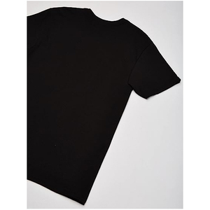 T-shirt col rond personnalisé avec logo sérigraphié pour homme, en coton biologique épais tricoté, grande taille, uni, coupe oversize - Product Image 3