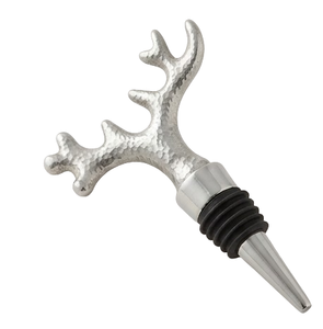 Tapón de Vino y Champán Hecho a Mano, Tapón de Botella de Vino con Acabado Plateado, Tapón de Botella de Acero Inoxidable para Cerveza y Bar - Product Image 3