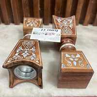 Meilleures ventes 2024 : Brûleur à Bakhoor religieux en bois gravé avec incrustation de nacre, parfum fraise, encens Madkhan, idéal pour la maison et les cadeaux