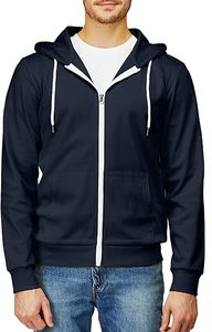 Sudadera con Capucha para Hombre, de Forro Polar, con Cierre, Manga Larga, Personalizable, Informal, para Gimnasio y Ropa Urbana - Product Image 6
