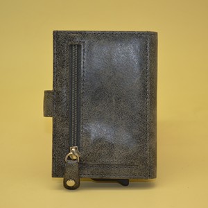 Genuine Leather <b>Wallet</b> Unisex Minimalist Buckle Closure Short Length Daily Use Durable Design - Product Image 4