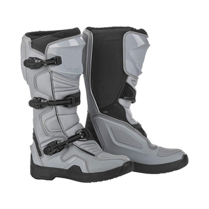 Bottes de moto en cuir véritable pour l'hiver, mi-mollet, sur mesure, avec fermeture éclair, embout en acier, haute qualité, logo personnalisé - Product Image 1