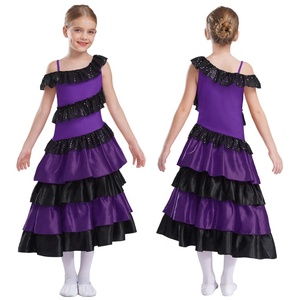 ชุดฝึกเต้นสำหรับเด็ก6-16ชุดเต้นรำสำหรับเด็กผู้หญิงชุดแสดงบนเวทีชุดเต้นรำร่วมสมัย - Product Image 2