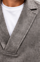 Ensemble de survêtement décontracté pour homme, coupe oversize, effet délavé, avec pull à col ras du cou et pantalon de jogging, idéal pour l'automne, ensemble 2 pièces assorti