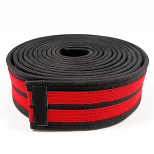 เข็มขัด BJJ ผ้าฝ้าย 100% คุณภาพพรีเมียม ทอลายเพิร์ลวีฟ แบบนุ่ม สำหรับบราซิลเลียนยิวยิตสูและเทควันโด พร้อมโลโก้สั่งทำ สำหรับผู้ใหญ่ ทั้งชายและหญิง - Product Image 2