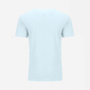 เสื้อยืดออกกำลังกายคอวีผู้ชายคุณภาพสูง ผ้าฝ้ายโพลีเอสเตอร์ 100% ทรงเข้ารูป เสื้อผ้าผู้ชายคอวี ไซส์ใหญ่ ระบายอากาศได้ดี - Product Image 4