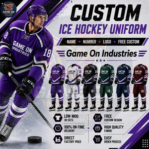 For Wholesale Rate Full Sleeve Customized Made Sublimated Personalized Low MOQ Private Lable Trendy Ice Hockey Uniform - Product Image 3