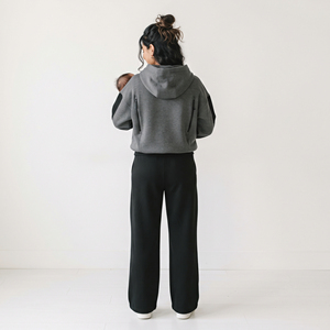 Ensemble de survêtement d'allaitement pour femmes, 100% coton polaire, coupe ample, confortable, vêtements de maternité, ensemble pour maman qui allaitit - Product Image 2